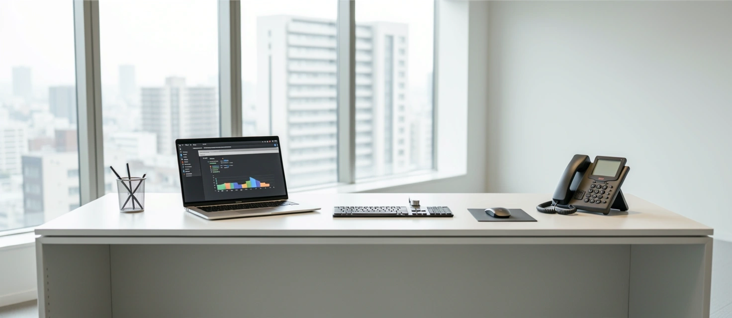 Professional Workspace environment representing data security